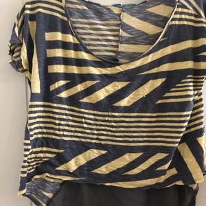 Cute yellow and gray shirt